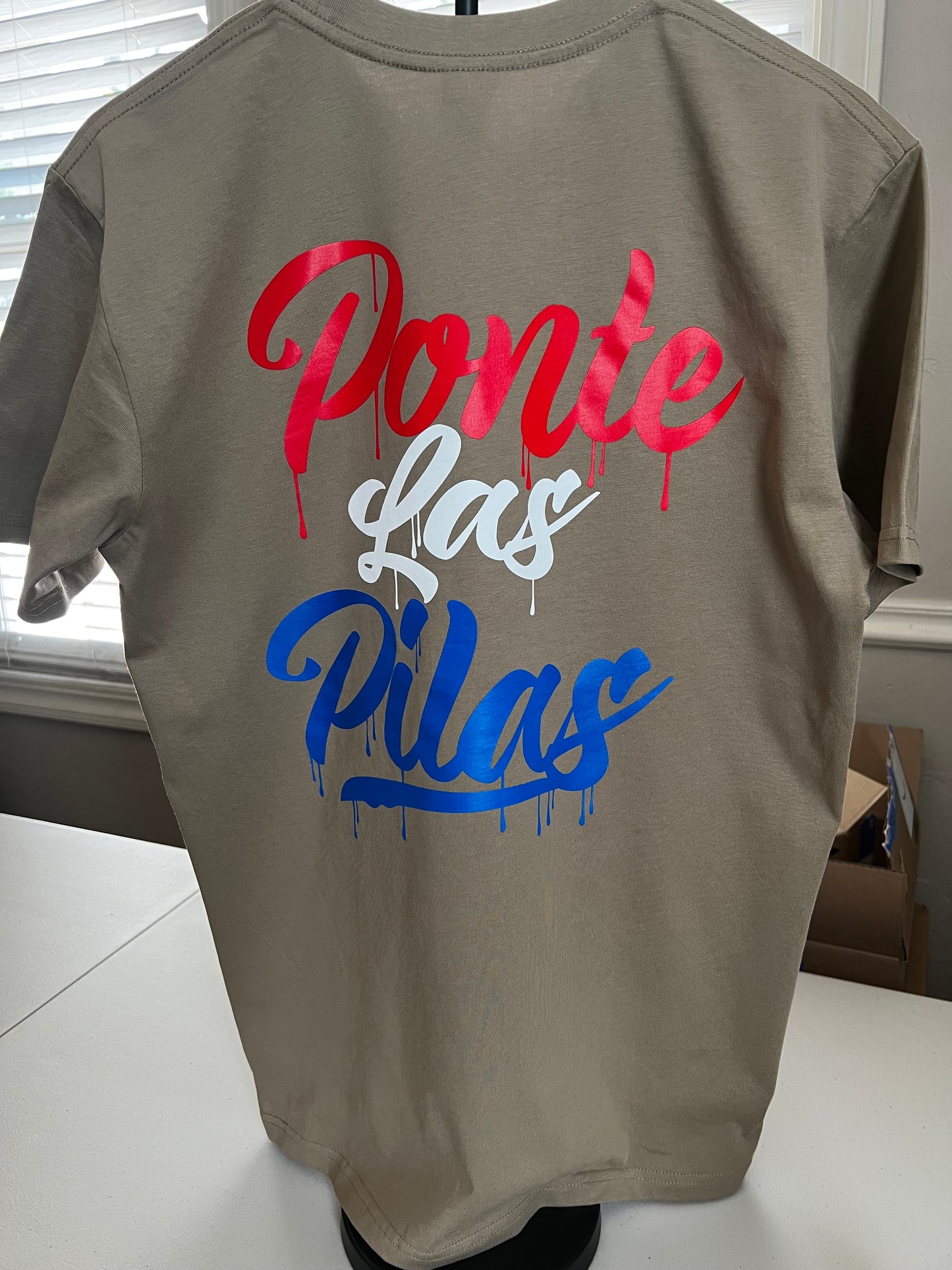 Ponte Las Pilas military edition desert sand t-shirt - Latino workwear apparel for veterans and workers