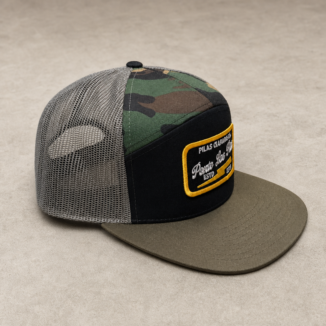 El Rayo - Camo 7 Panel Mesh Back