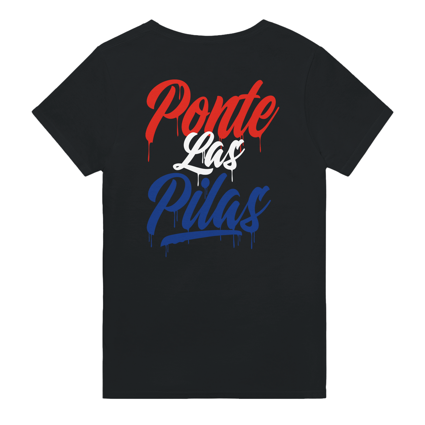 PLP Drip Flag USA Mexican American pride shirt red white blue colors