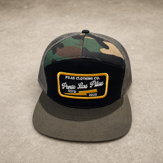 El Rayo - Camo 7 Panel Mesh Back