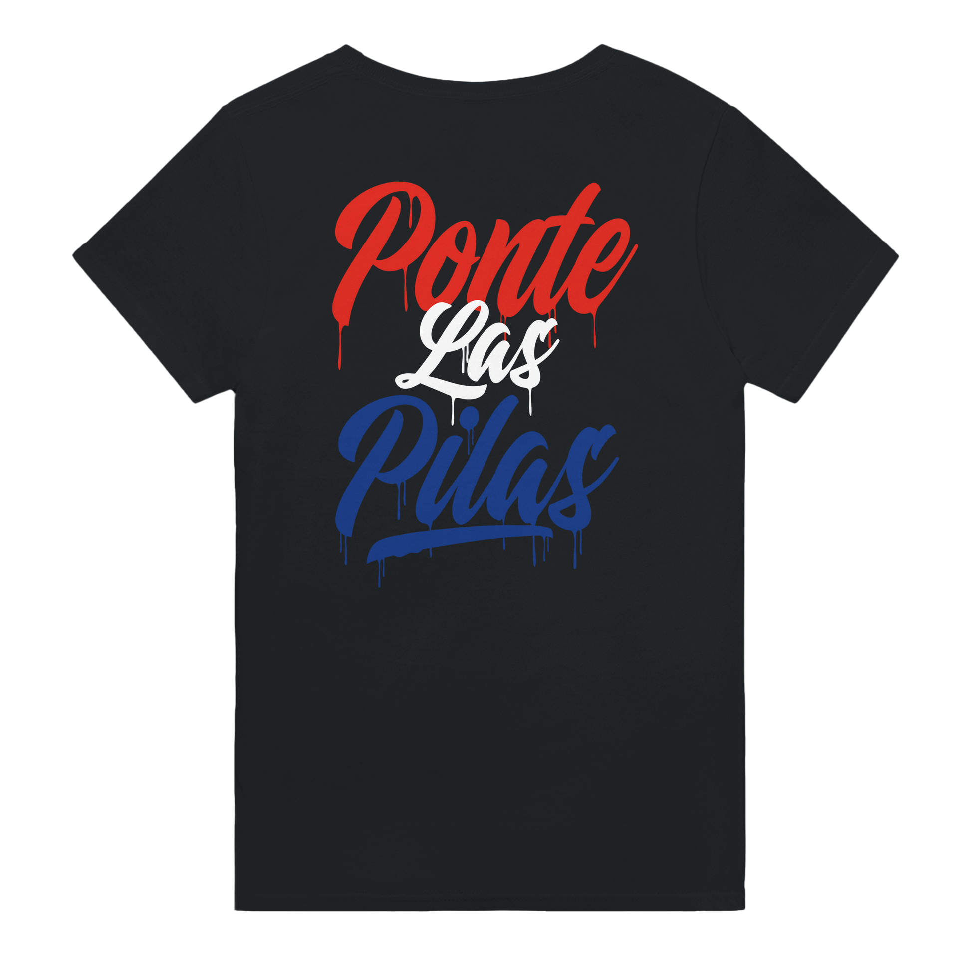PLP Drip Flag USA Mexican American pride shirt red white blue colors
